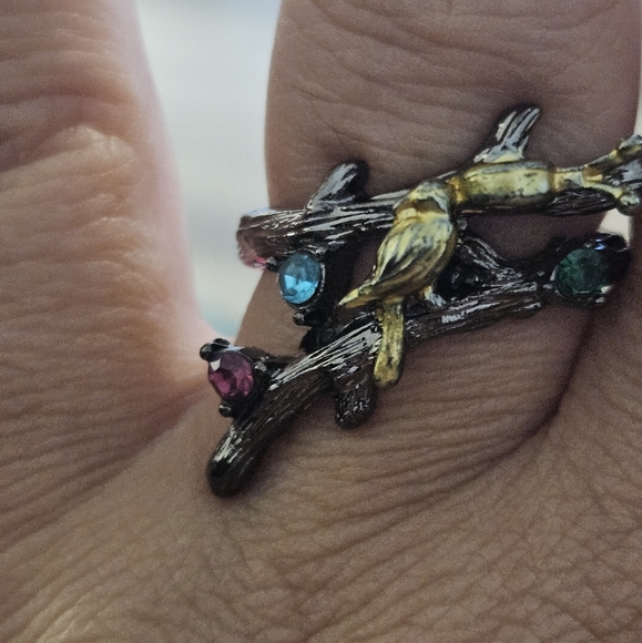 Snail bird ring - Picture 4 of 4